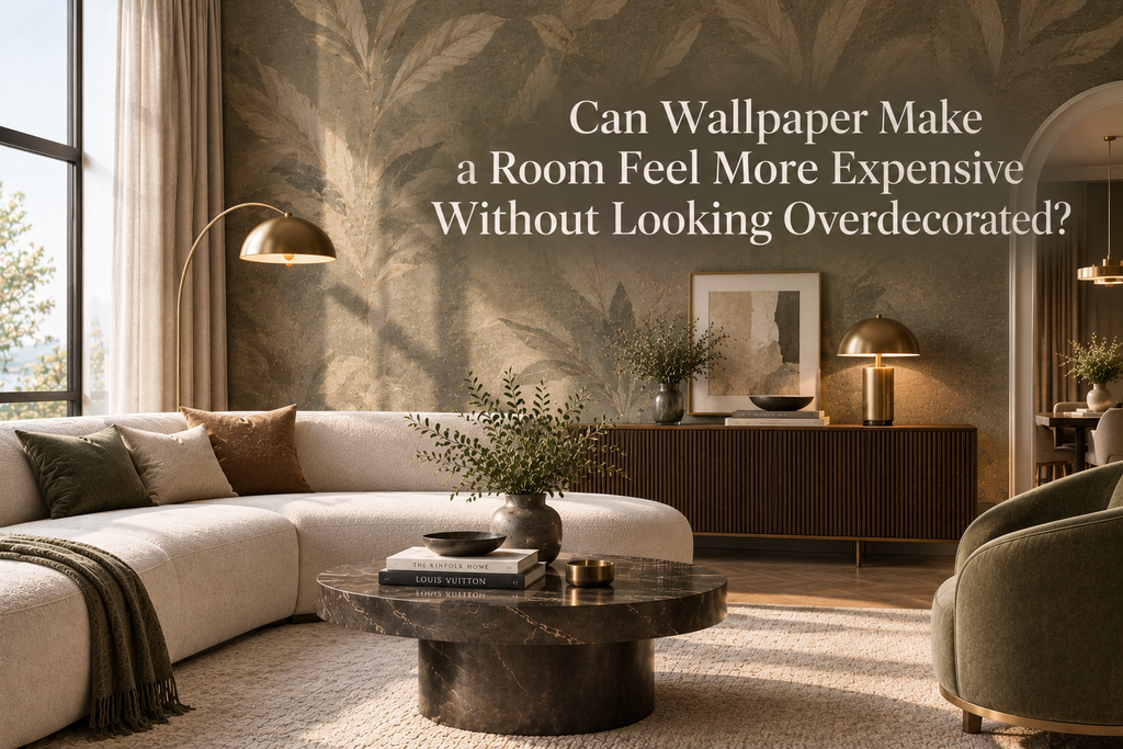 Can Wallpaper Make a Room Feel More Expensive Without Looking Overdecorated?