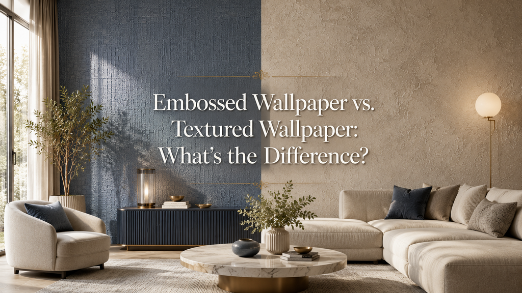 Embossed vs. Textured Wallpaper: Key Differences Explained