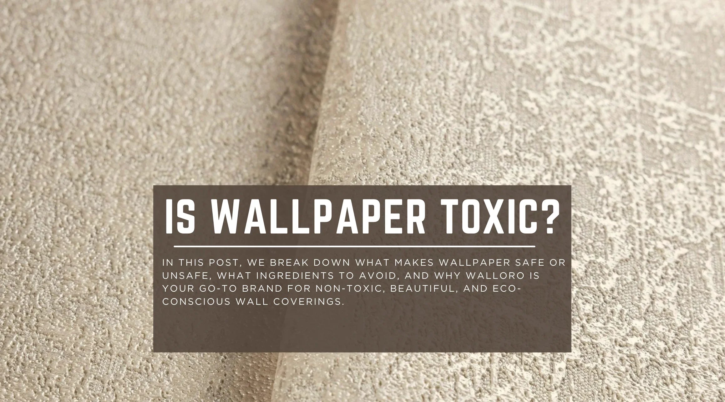 Is Wallpaper Toxic? Walloro’s Guide to Safe & Stylish Walls