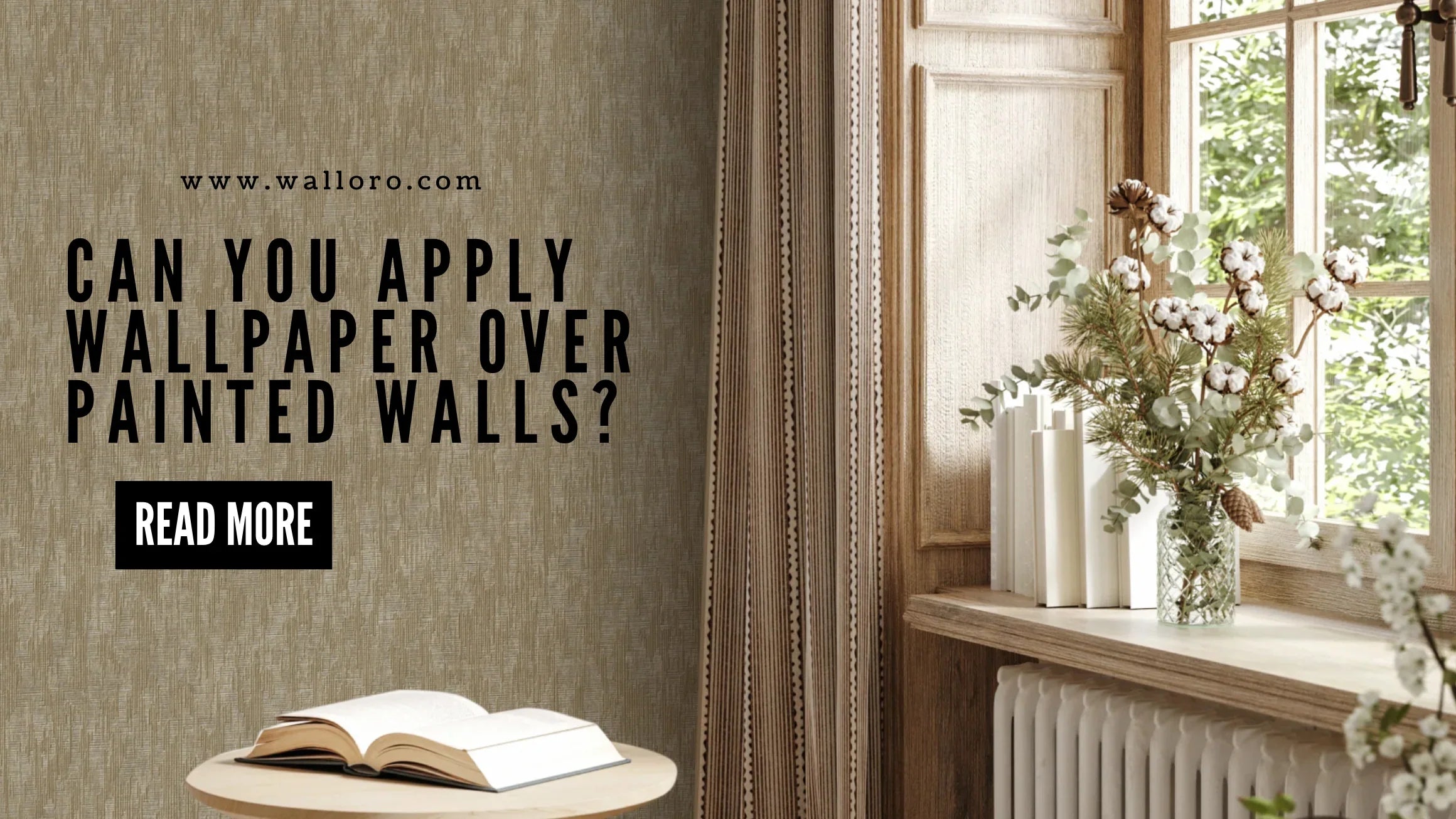 Can You Apply Wallpaper Over Painted Walls? A Complete Guide by Walloro