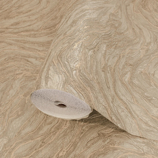 Rich Brown Wallpaper,Natural Wallpaper, Modern & Minimalist Wall Covering,Modern Look Neutral Colors Glittering Wallcovering