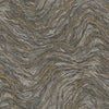 Anthracite and Gold Patterned Wallpaper,Natural Wallpaper, Modern & Minimalist Wall Covering,Modern Look Neutral Colors Glittering Wallcovering