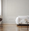 Embossed Cream Patterned Wallpaper,Natural Wallpaper, Modern & Minimalist Wall Covering,Modern Look Neutral Colors Glittering Wallcovering