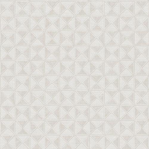 Embossed Cream Patterned Wallpaper,Natural Wallpaper, Modern & Minimalist Wall Covering,Modern Look Neutral Colors Glittering Wallcovering
