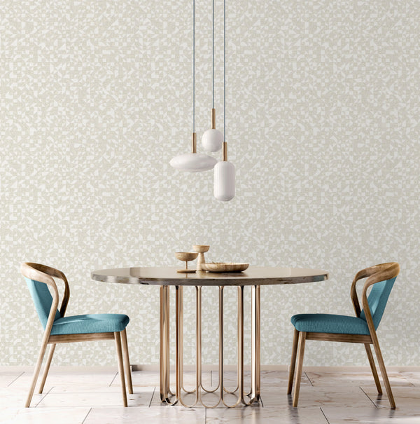 Light Yellow Wallpaper, Natural Wallpaper, Modern & Minimalist Wall Covering,Modern Look Neutral Colors Glittering Wallcovering