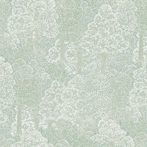 Light Green Floral Wallpaper, Natural Wallpaper, Modern & Minimalist Wall Covering,Modern Look Neutral Colors Glittering Wallcovering