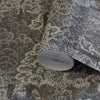Dark Grey Floral Wallpaper, Natural Wallpaper, Modern & Minimalist Wall Covering,Modern Look Neutral Colors Glittering Wallcovering