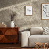 Taupe Stone Modern Textured Wallpaper, Natural Wallpaper, Modern & Minimalist Wall Covering,Modern Look Neutral Colors Glittering Wallcovering