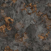Anthracite and Copper Textured Wallpaper, Natural Wallpaper, Modern & Minimalist Wall Covering,Modern Look Neutral Colors Glittering Wallcovering