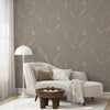 Textured Cream Wallpaper, Natural Wallpaper, Modern & Minimalist Wall Covering,Modern Look Neutral Colors Glittering Wallcovering