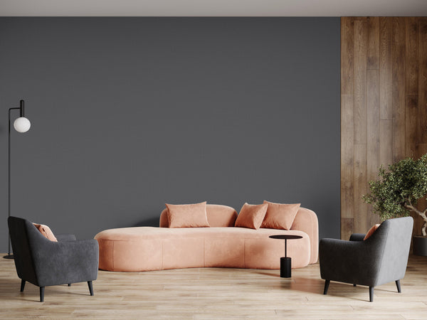 Light Anthracite Wallpaper, Textured Wallpaper,Natural Wallpaper, Modern & Minimalist Wall Covering,Modern Look Neutral Colors Glittering Wallcovering