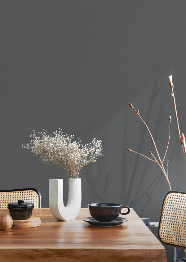 Light Anthracite Wallpaper, Textured Wallpaper,Natural Wallpaper, Modern & Minimalist Wall Covering,Modern Look Neutral Colors Glittering Wallcovering