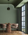 Textured Green Wallpaper, Textured Wallpaper,Natural Wallpaper, Modern & Minimalist Wall Covering,Modern Look Neutral Colors Glittering Wallcovering