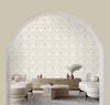 Cream Wallpaper With Dark Patterns Wallpaper, Textured Wallpaper,Natural Wallpaper, Modern & Minimalist Wall Covering,Modern Look Neutral Colors Glittering Wallcovering