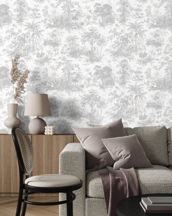 Patterned Cream Embossed Wallpaper, Textured Wallpaper,Natural Wallpaper, Modern & Minimalist Wall Covering,Modern Look Neutral Colors Glittering Wallcovering
