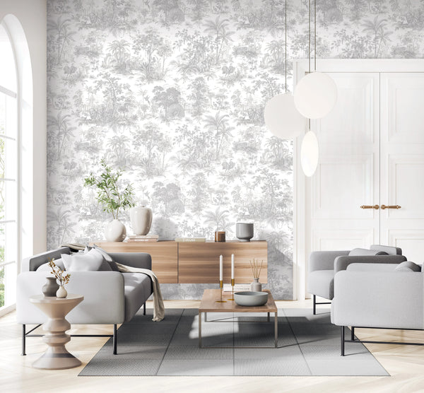 Patterned Cream Embossed Wallpaper, Textured Wallpaper,Natural Wallpaper, Modern & Minimalist Wall Covering,Modern Look Neutral Colors Glittering Wallcovering
