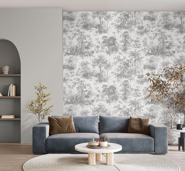 Patterned Dark Cream Wallpaper, Textured Wallpaper,Natural Wallpaper, Modern & Minimalist Wall Covering,Modern Look Neutral Colors Glittering Wallcovering