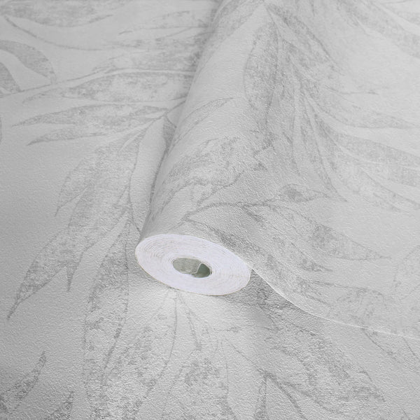 Cream Embossed Wallpaper With Floral Patterns Wallpaper, Textured Wallpaper,Natural Wallpaper, Modern & Minimalist Wall Covering,Modern Look Neutral Colors Glittering Wallcovering