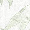 Green Embossed Wallpaper with Floral Patterns Wallpaper, Textured Wallpaper,Natural Wallpaper, Modern & Minimalist Wall Covering,Modern Look Neutral Colors Glittering Wallcovering