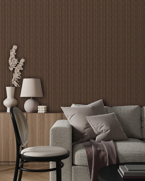 Warm Walnut Color Panel , PS Wall Home Decoration Panel-Premium Quality