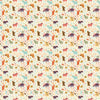 Horses, Clouds, Flowers Wallpaper, Sweet Seamless Pattern Mural, Oversized Custom Size Wall Art, Non-Woven, Non-Adhesive, Modern Wall Paper, Removable
