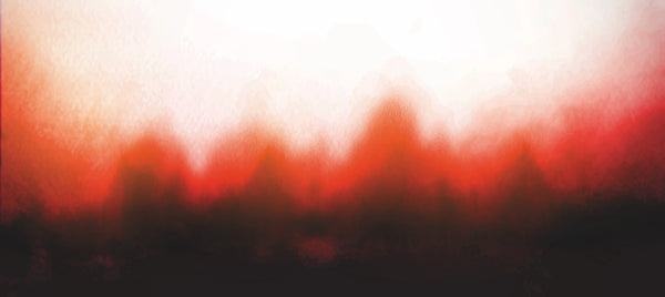 Ink Painting Dark Fire Wallpaper, Traditional Japanese Mural, Oversized Custom Size Wall Art, Non-Woven, Non-Adhesive, Modern Wall Paper, Removable