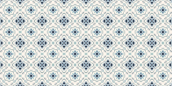 Talavera Wallpaper, Seamless Pattern Mural, Oversized Custom Size Wall Art, Non-Woven, Non-Adhesive, Modern Wall Paper, Removable
