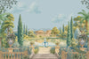 Ancient Roman Garden Wallpaper, Palace Fountain Mural, Oversized Custom Size Wall Art, Non-Woven, Non-Adhesive, Modern Wall Paper, Removable