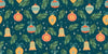 Christmas Decorations Wallpaper, Seamless Pattern Mural, Oversized Custom Size Wall Art, Non-Woven, Non-Adhesive, Modern Wall Paper, Removable