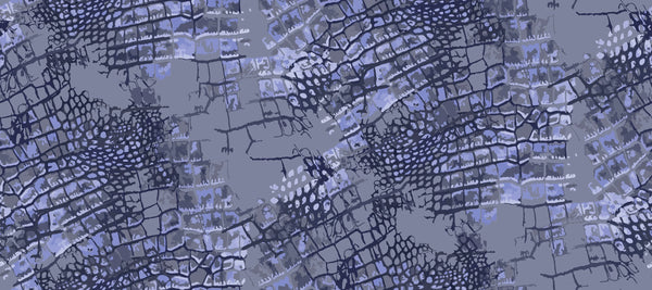 Purple Crocodile Skin Wallpaper, Seamless Pattern Mural, Oversized Custom Size Wall Art, Non-Woven, Non-Adhesive, Modern Wall Paper, Removable