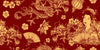 Golden Chinese Dragons and Woman Wallpaper, Seamless Pattern Mural, Oversized Custom Size Wall Art, Non-Woven, Non-Adhesive, Modern Wall Paper, Removable
