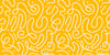 Fun Line Doodle Wallpaper, Seamless Pattern Mural, Oversized Custom Size Wall Art, Non-Woven, Non-Adhesive, Modern Wall Paper, Removable