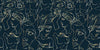 Antique Marble Statues Wallpaper, Seamless Pattern Mural, Oversized Custom Size Wall Art, Non-Woven, Non-Adhesive, Modern Wall Paper, Removable