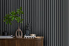 Anthracite Slatted Panel , PS Wall Home Decoration Panel-Premium Quality