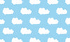 Cloud Wallpaper, Seamless Pattern Mural, Oversized Custom Size Wall Art, Non-Woven, Non-Adhesive, Modern Wall Paper, Removable