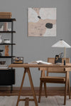 Light Cream Textured Wallpaper, Modern & Minimalist Wall Covering,Modern Look Neutral Colors Glittering Wallcovering