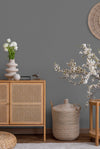 Ash Gray Wallpaper, Matte Gray Wallpaper, Modern & Minimalist Wall Covering,Modern Look Neutral Colors Glittering Wallcovering