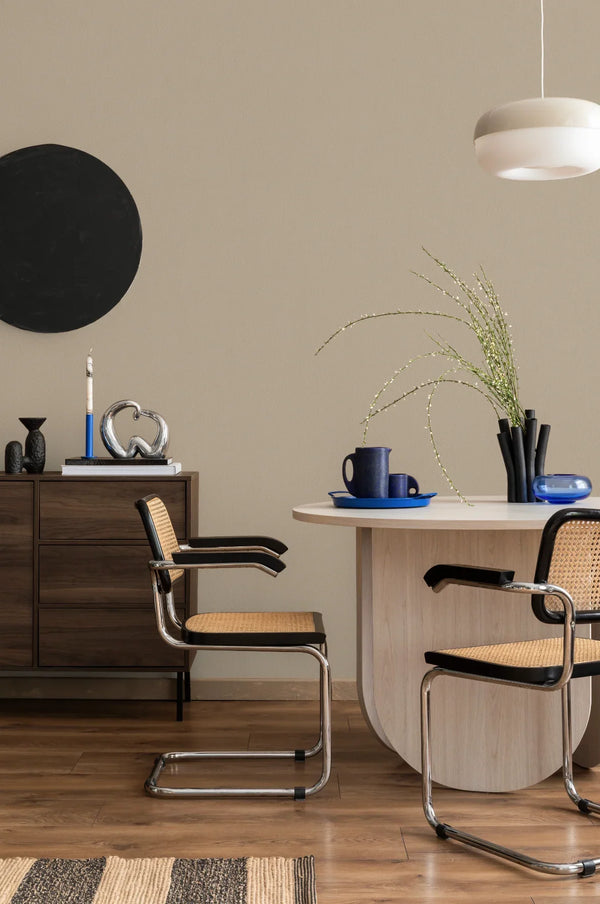 Latte Brown Wallpaper, Natural Mocha Wallpaper, Modern & Minimalist Wall Covering,Modern Look Neutral Colors Glittering Wallcovering