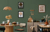 Dark Green Wallpaper, Textured Wallpaper,Natural Wallpaper, Modern & Minimalist Wall Covering,Modern Look Neutral Colors Glittering Wallcovering