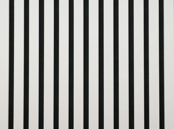 Soft White Acoustic Slat Wall Panels | Decorative Soundproof Wood Panels