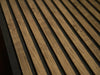 Antique Walnut Soundproof Wall Panels | Premium Acoustic Wood Slat Design