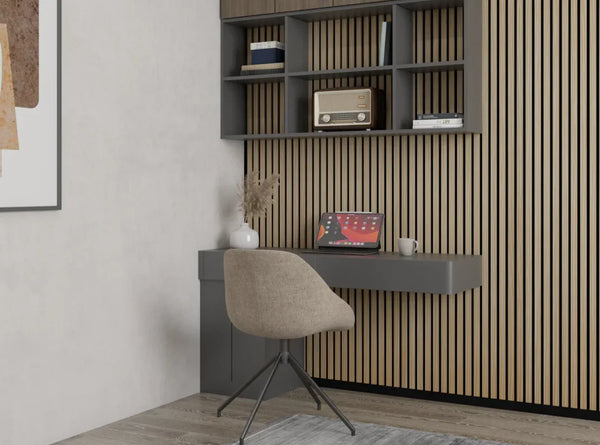 Natural Oak Soundproof Wall Panel | Elegant Wood Acoustic Solution