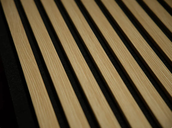 Natural Oak Soundproof Wall Panel | Elegant Wood Acoustic Solution