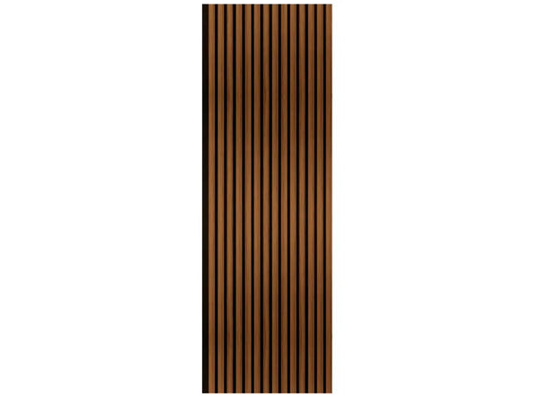 Olive Slatted Acoustic Wall Panel | Decorative Sound-Absorbing Wood Design