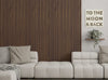 Italian Walnut Slatted Acoustic Panels | Rich Wood Finish for Modern Interiors