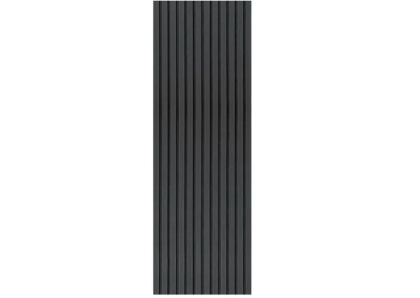Black Oak Slatted Acoustic Panel | Dark Wood Finish for Stylish Interiors