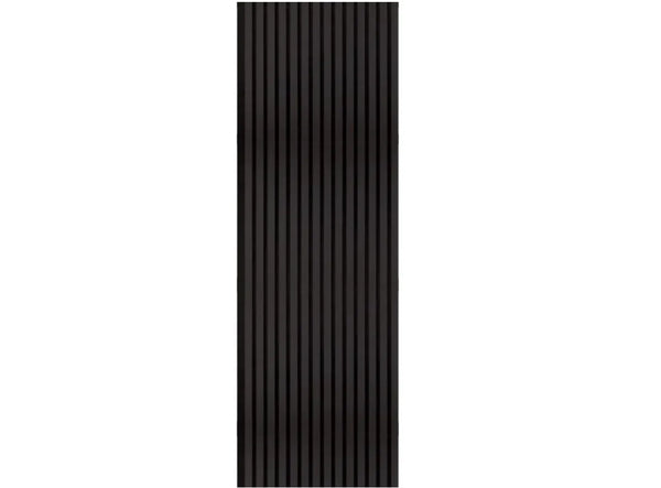 Supermatte Black Slat Wall Panel | Modern Acoustic Wood Panels