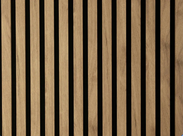 Tan Oak Acoustic Wall Panel | Natural Wood Slat Sound Panels