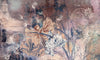 Flowers Wallpaper, Fresco Mural, Oversized Custom Size Wall Art, Non-Woven, Non-Adhesive, Modern Wall Paper, Removable