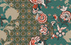 Patchwork Floral Pattern Wallpaper, Paisley and Indian Flowers Mural, Oversized Custom Size Wall Art, Non-Woven, Non-Adhesive, Modern Wall Paper, Removable